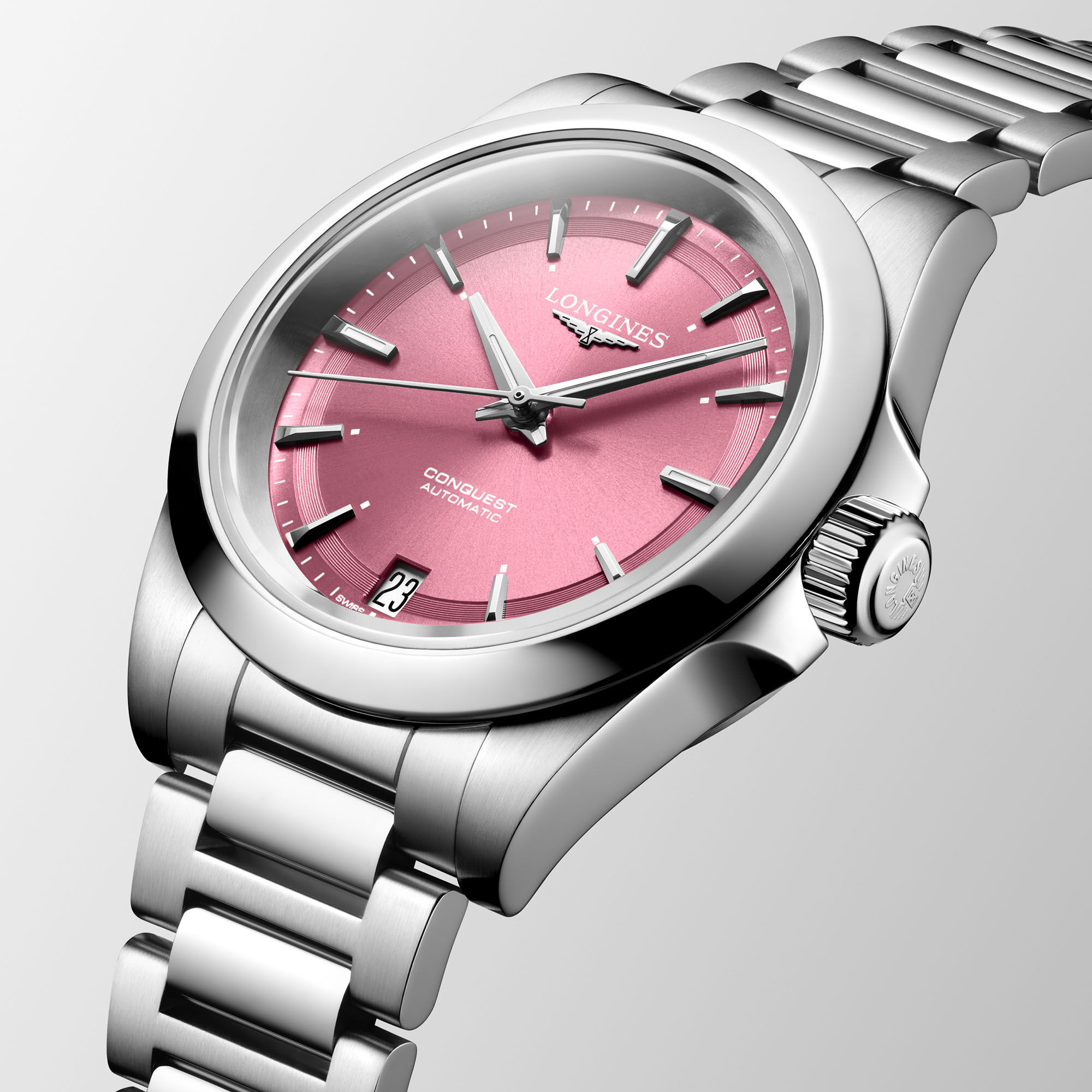 Longines Conquest Automatic 34 mm Stainless Steel | Maison Birks